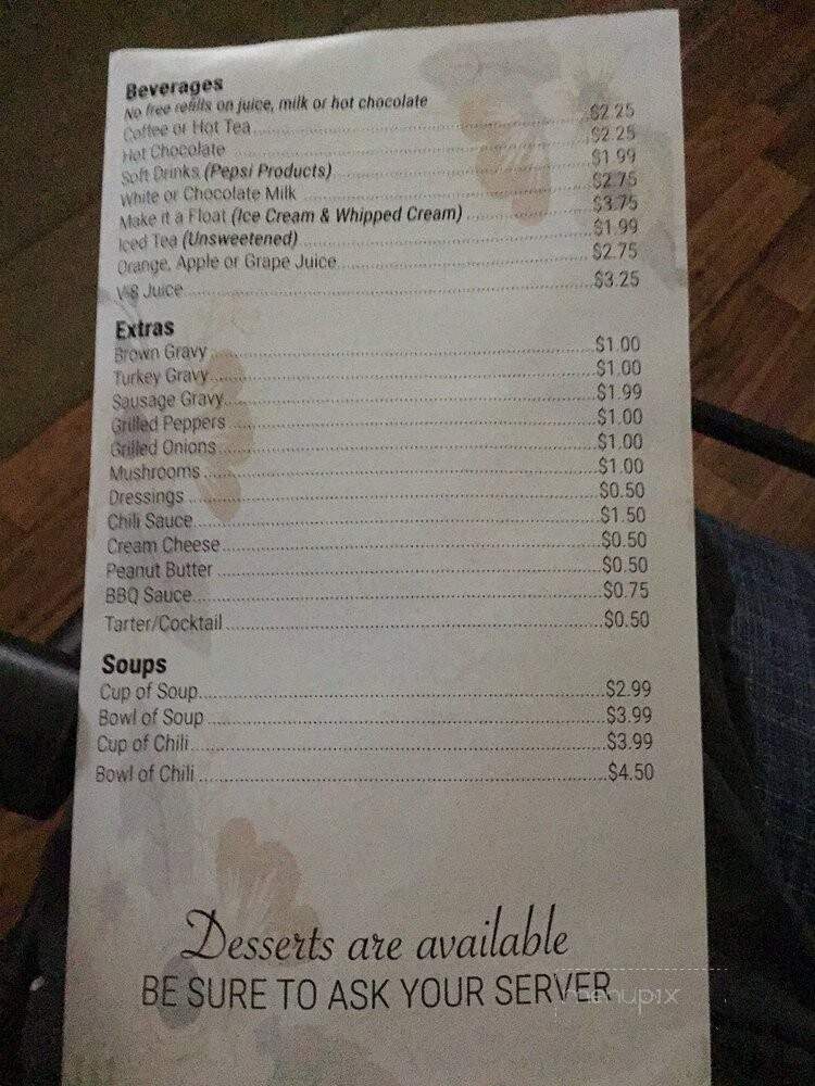 Roxy's Diner - Prospect, PA menu_pic