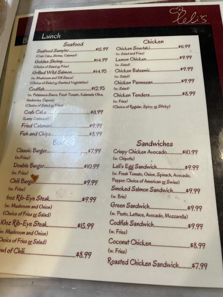 Leli's Bakery & Pastry Shop - Astoria, NY menu_pic