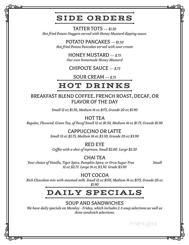 Bodi's Bake Shop - Twin Lakes, WI menu_pic