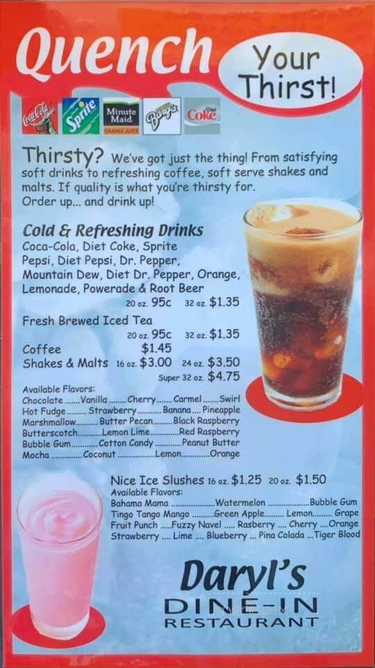 Daryl's Dine-In - Saint Elmo, IL menu_pic