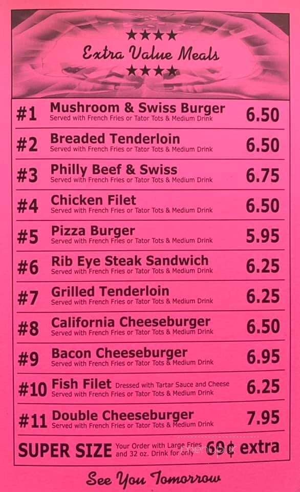 Daryl's Dine-In - Saint Elmo, IL menu_pic