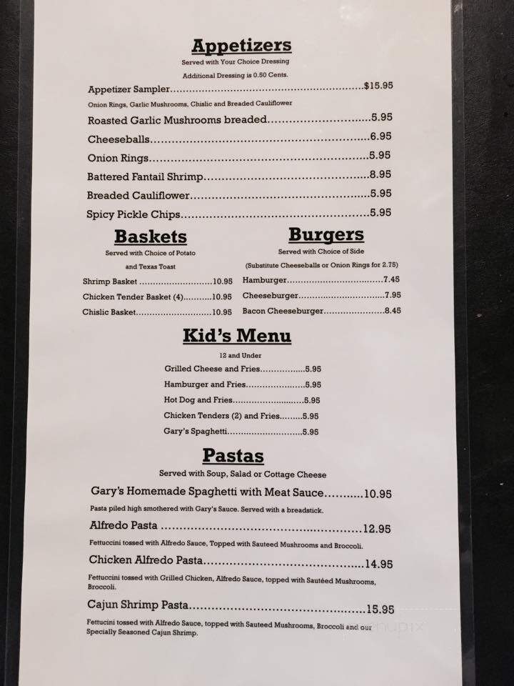 Waverly Steakhouse & Lounge - Waverly, SD menu_pic