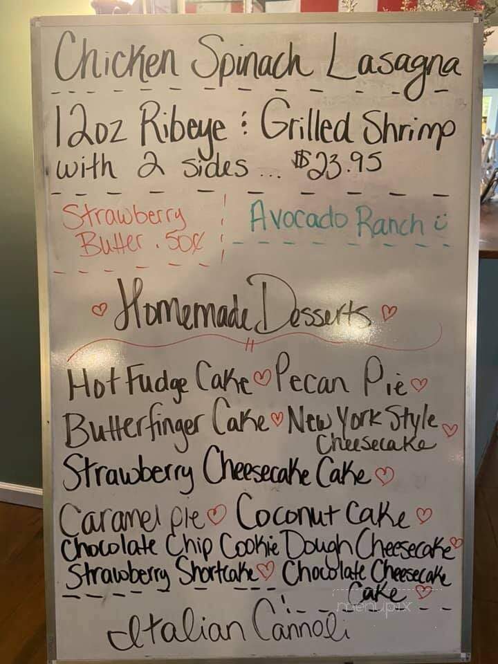 Cafe Magnolia - Scotts Hill, TN menu_pic