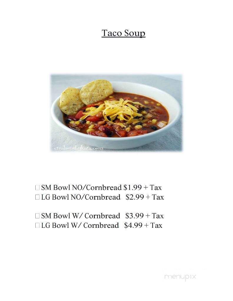 Al's Barbecue - Trumann, AR menu_pic