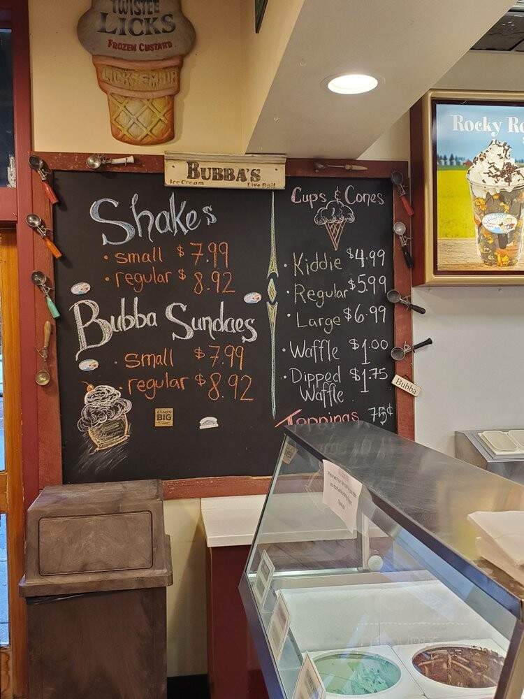 Bubba's Ice Cream Shack - Williamsburg, VA