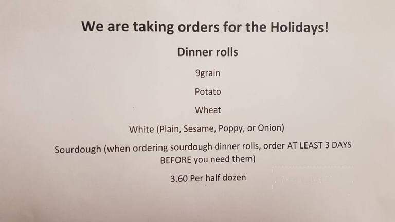 Baked In Pinetop - Pinetop, AZ menu_pic