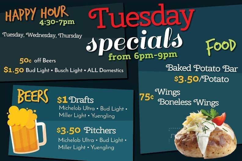 Barney's Bar & Grill - Evansport, OH menu_pic