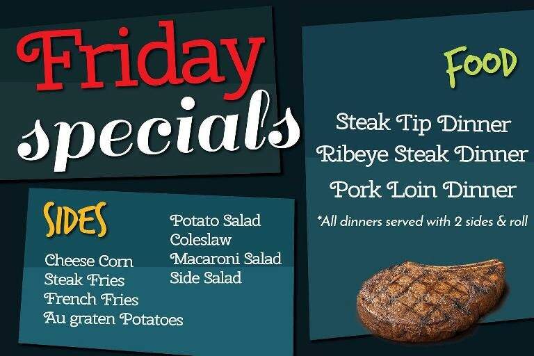 Barney's Bar & Grill - Evansport, OH menu_pic