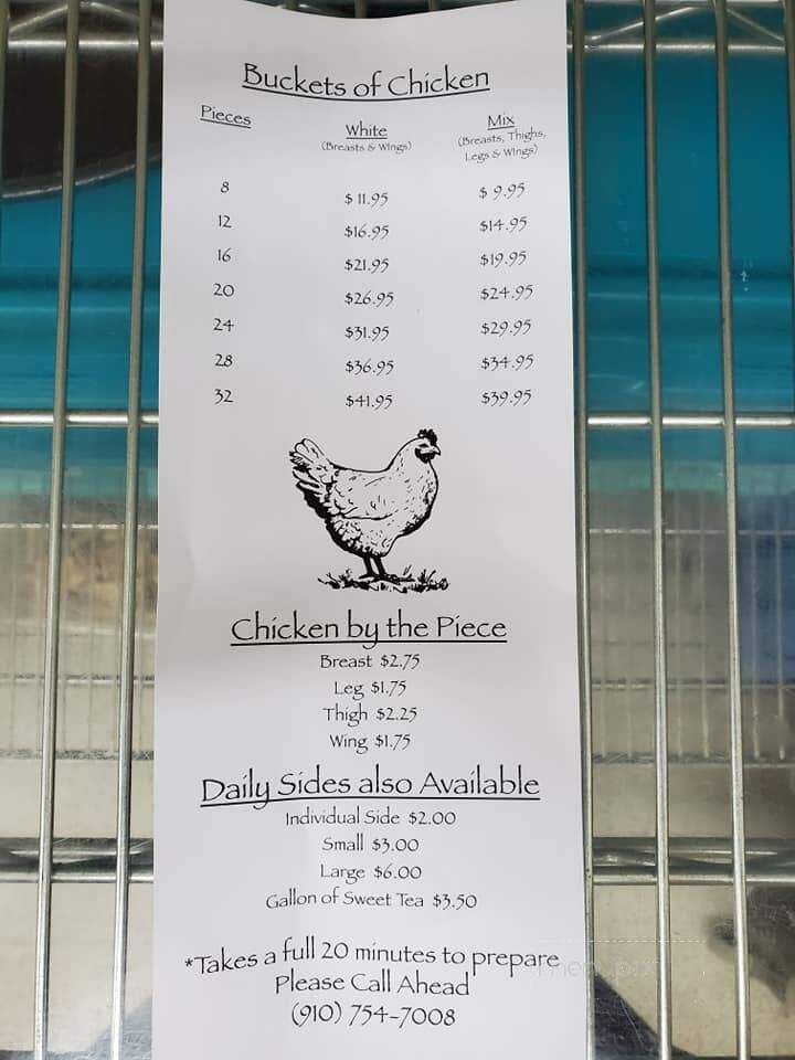 Tee Time Cafe - Shallotte, NC menu_pic
