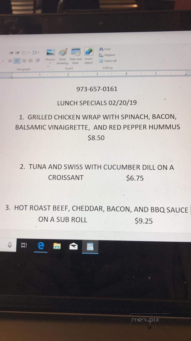 Bagel Town Cafe - West Milford, NJ menu_pic