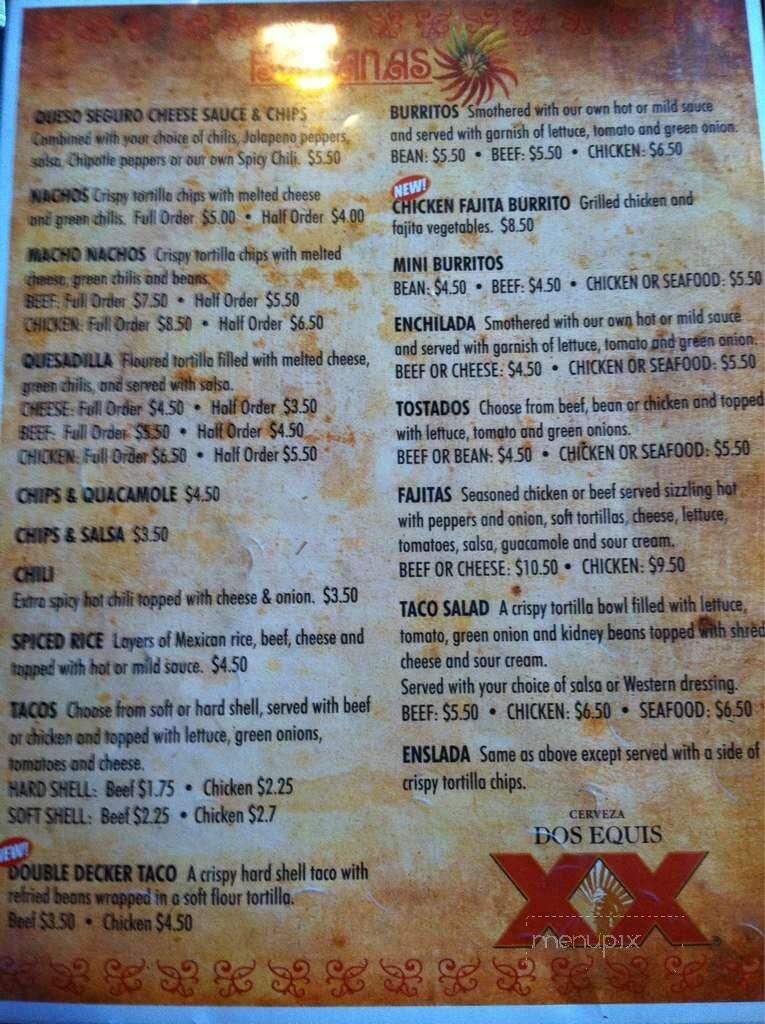 Little Mexico - Siren, WI menu_pic