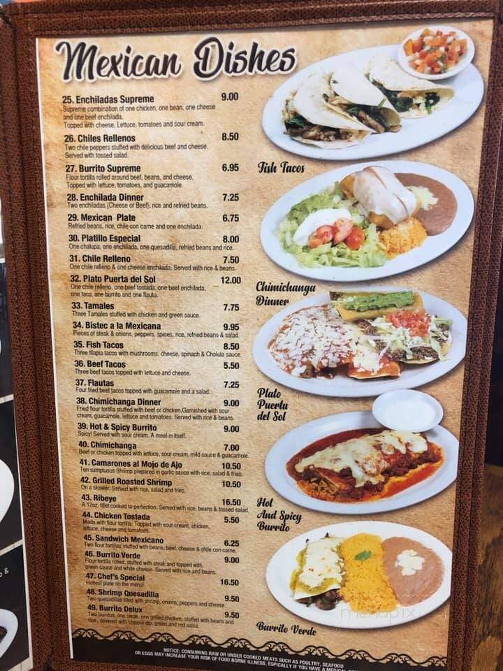 Puerta Del Sol - Nashville, GA menu_pic