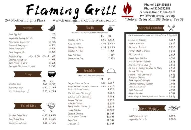 Flaming Grill & Buffet - Syracuse, NY