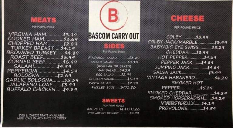 Bascom Carry-Out - Bascom, OH