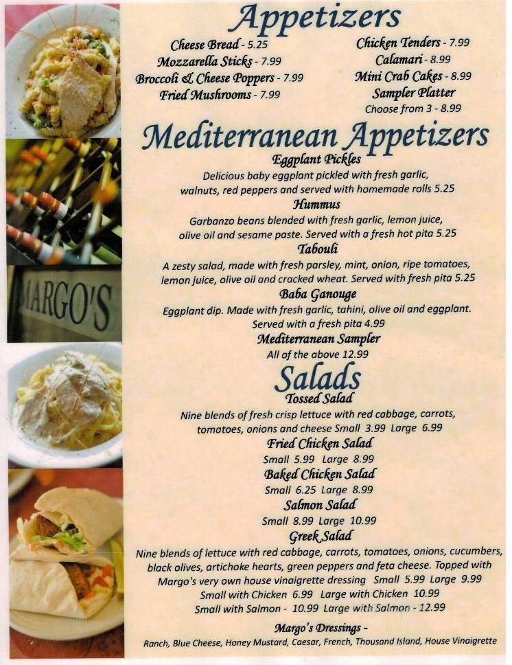 Margo's Restaurant - Griffin, GA menu_pic