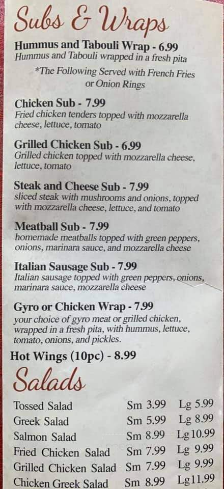 Margo's Restaurant - Griffin, GA menu_pic