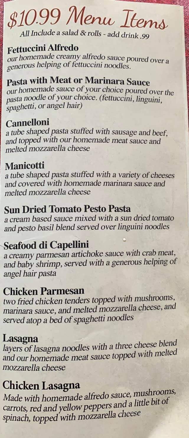 Margo's Restaurant - Griffin, GA menu_pic