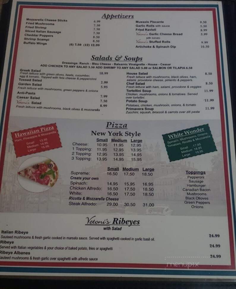 Vetoni's Italian Restaurant and Bar - Graham, TX