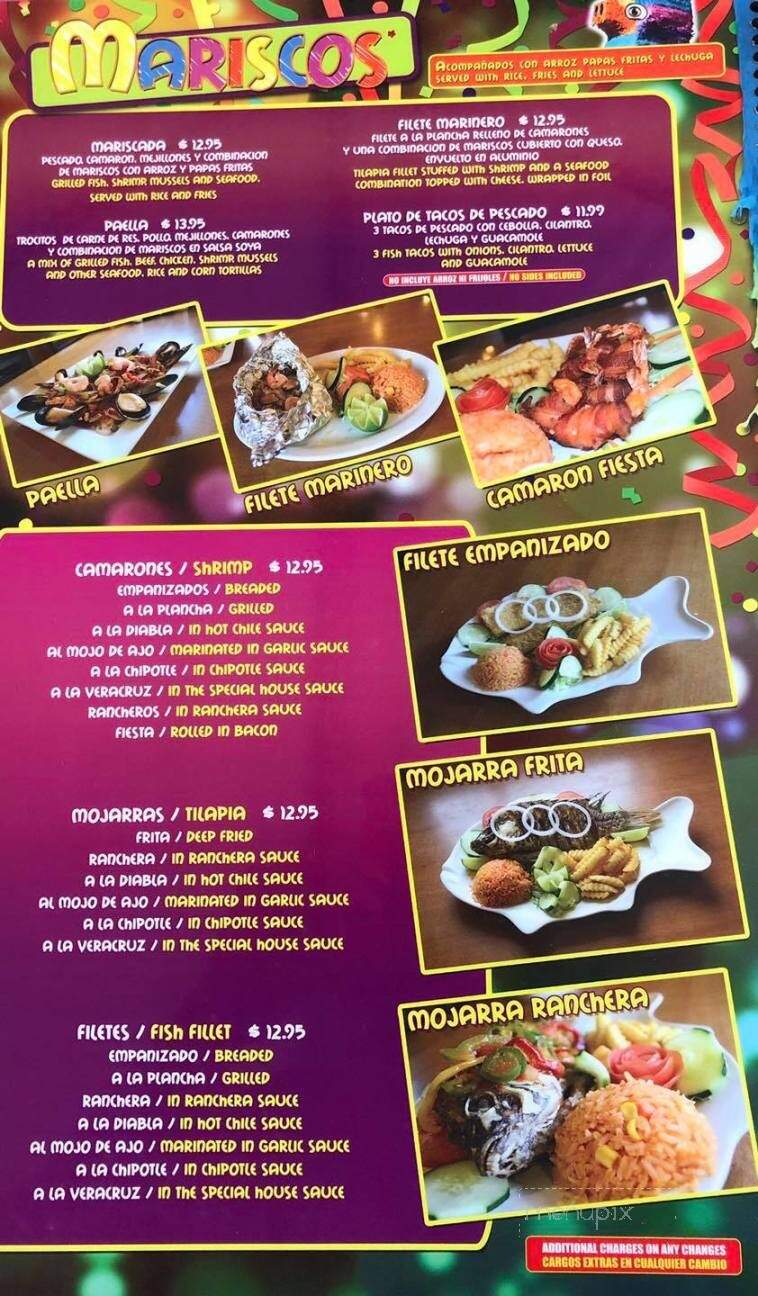 Viva Mexico - Albuquerque, NM menu_pic