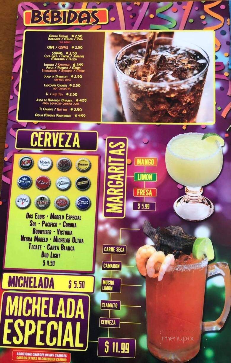 Viva Mexico - Albuquerque, NM menu_pic