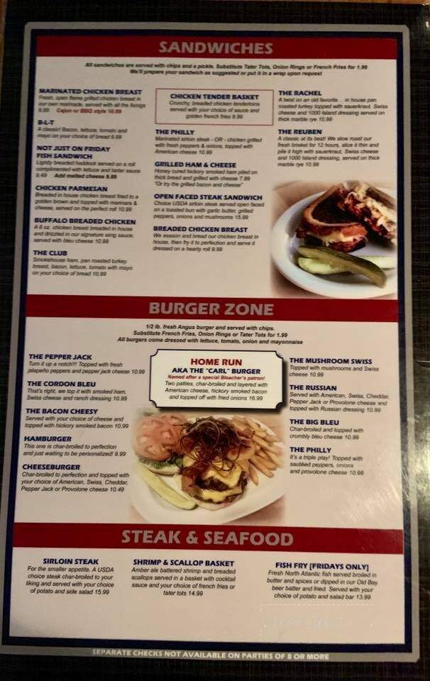 Bleachers Sports Bar & Grill - Watkins Glen, NY