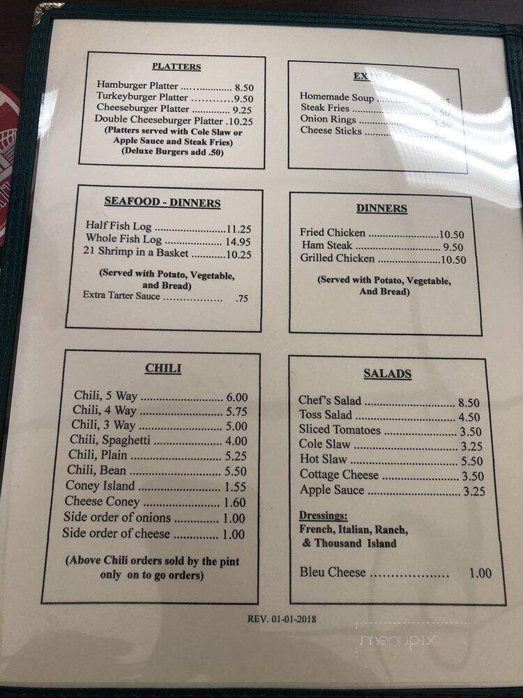 Old Timber Inn - Cincinnati, OH menu_pic