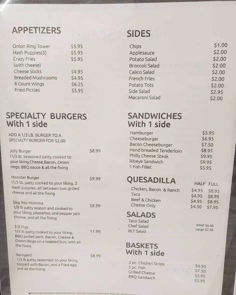 News Stand - Sullivan, IN menu_pic