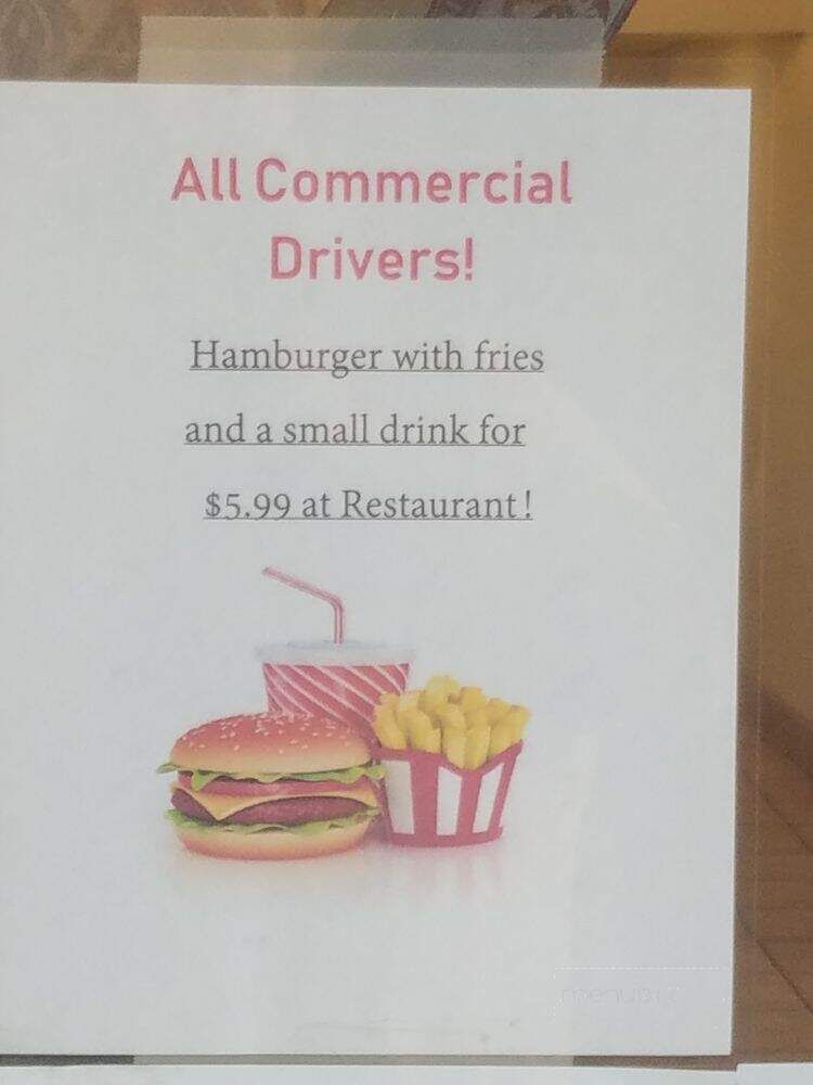 Chieftain Restaurant - Chambers, AZ menu_pic