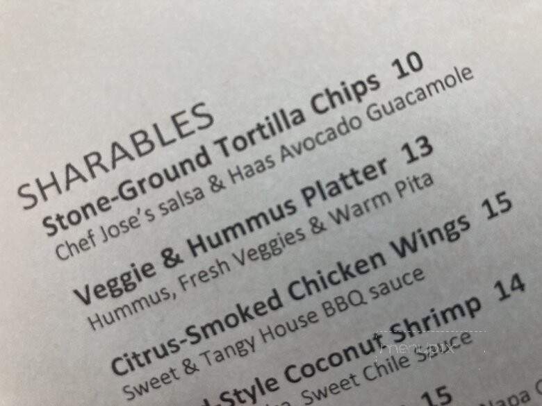 Kokomos Bar & Grille - Clearwater Beach, FL menu_pic