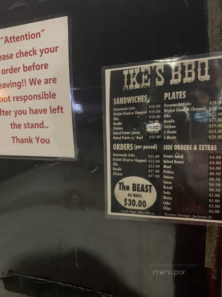 Ike's BBQ - Houston, TX