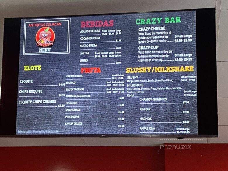 Antojitos Culiacan - Coachella, CA menu_pic