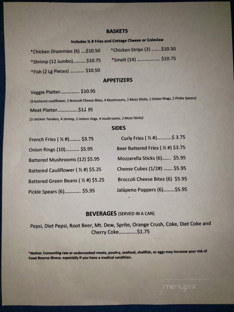 Langston Bar - Stanton, MI menu_pic