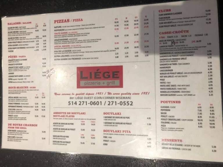 Liege Restaurant - Montreal, QC