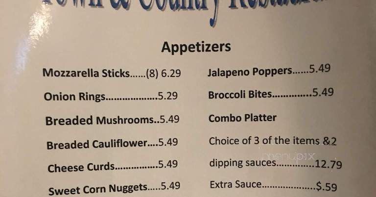 Millennium Lanes - Aledo, IL menu_pic