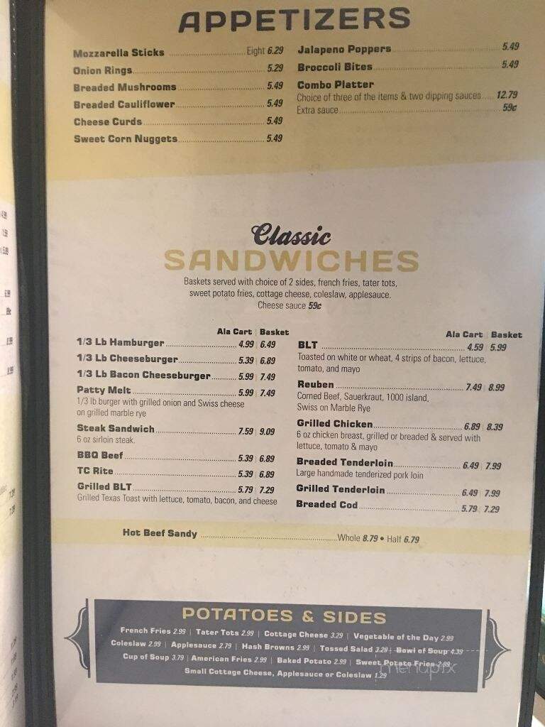 Millennium Lanes - Aledo, IL menu_pic