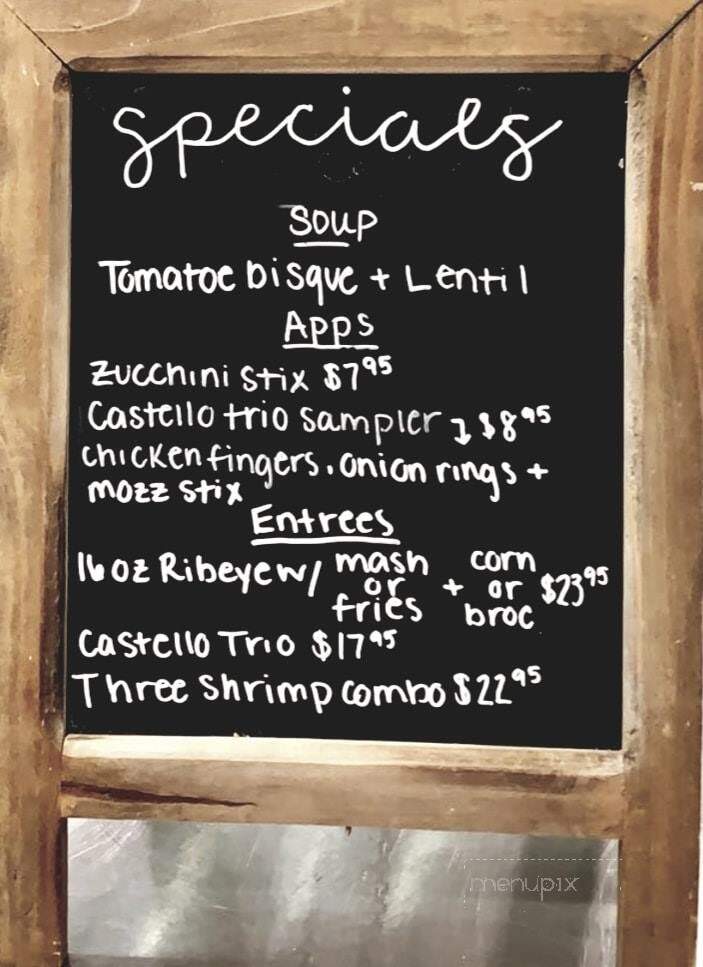 Il Castello - Barryville, NY menu_pic