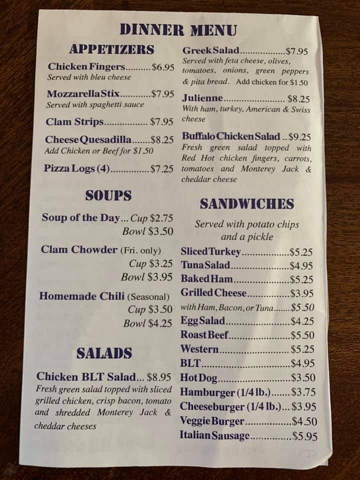 Lakeville Family Restaurant - Lakeville, NY menu_pic
