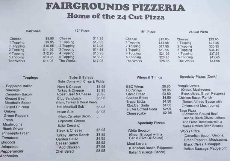 Fairgrounds Pizzeria - Bremerton, WA