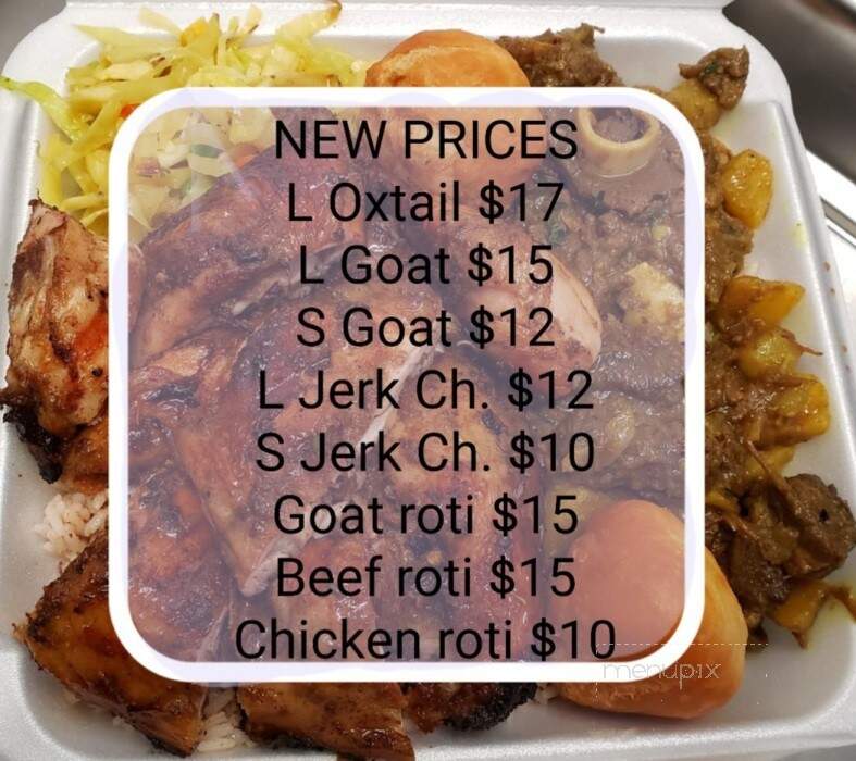 Janette's Spicy Caribbean Food - Montreal, QC menu_pic