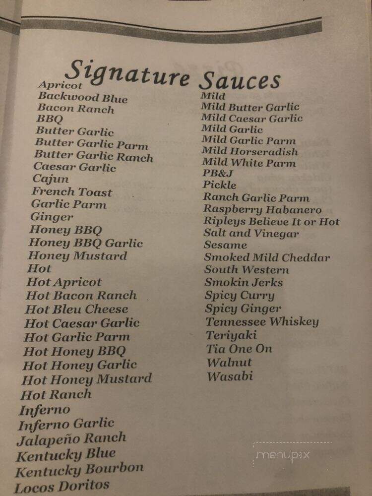 DeLeos Bar and Grill - Dalton, PA menu_pic