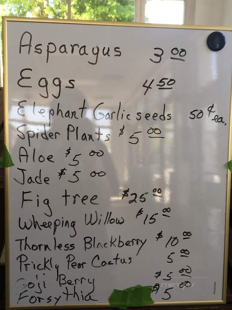 Where the Sidewalk Ends - Urbanna, VA menu_pic