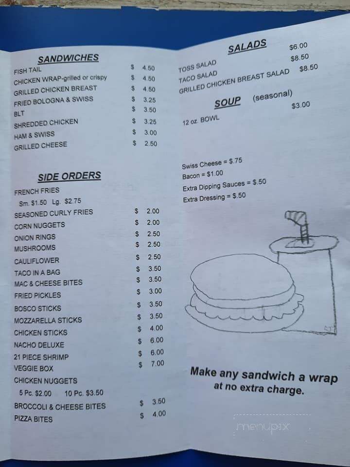 Wayne's Freeze - Coshocton, OH menu_pic