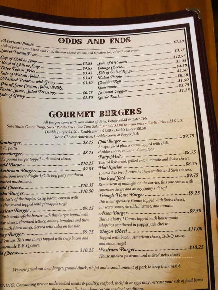 Triangle Restaurant - Sweet, ID menu_pic