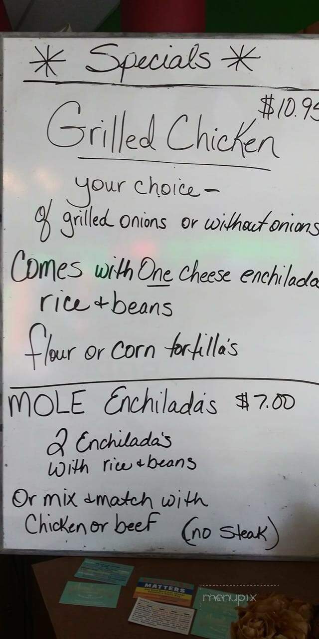 Lindo Mexico - Burlington, IA menu_pic