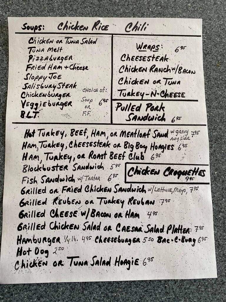 Path Valley Family Restaurant - Spring Run, PA menu_pic