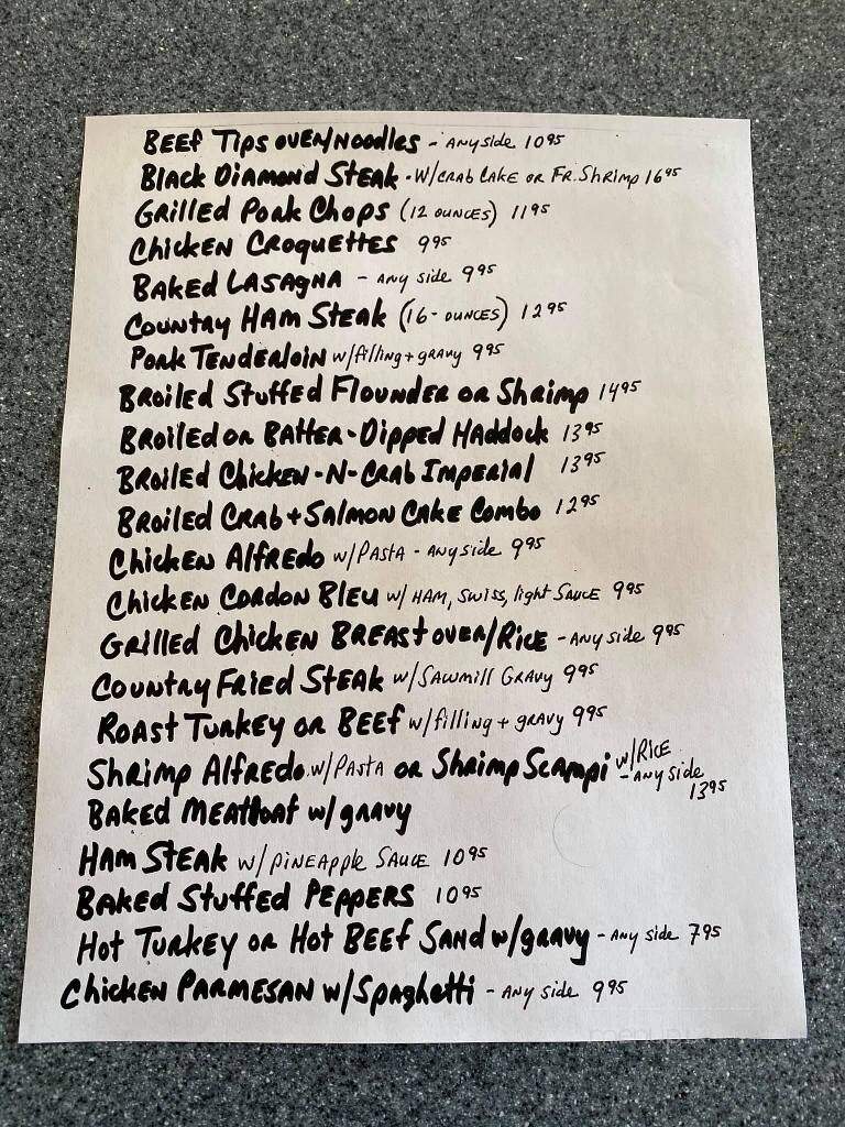 Path Valley Family Restaurant - Spring Run, PA menu_pic
