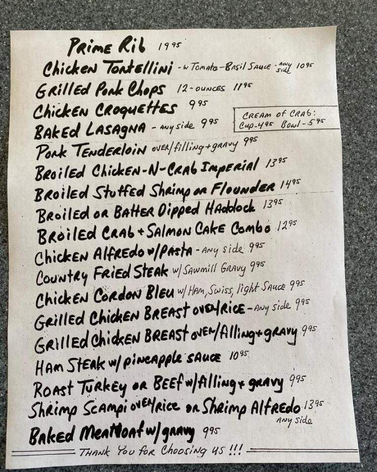 Path Valley Family Restaurant - Spring Run, PA menu_pic