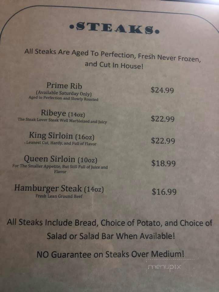 Hot Spot - Bristol, SD menu_pic
