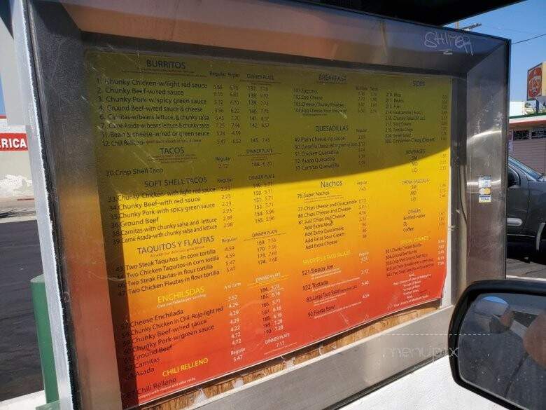 El Taco - San Pedro, CA menu_pic
