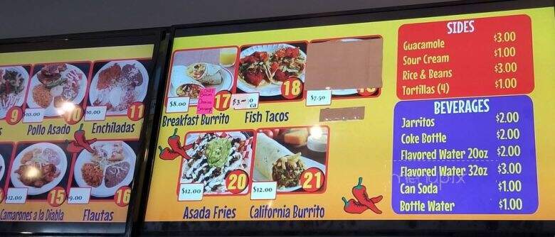 Omar's Taqueria - Lynnwood, WA menu_pic